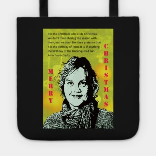 Atheist Christmas with Annie Laurie Gaylor Tote