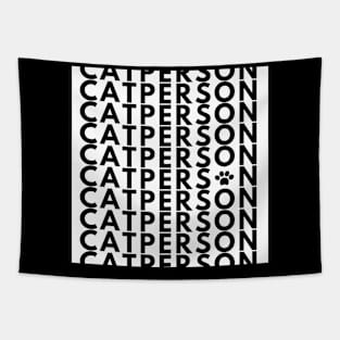 Cat person tshirt Tapestry