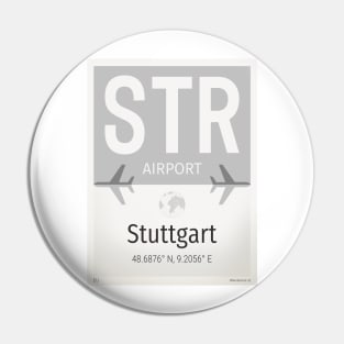 STR Stuttgart airport Pin