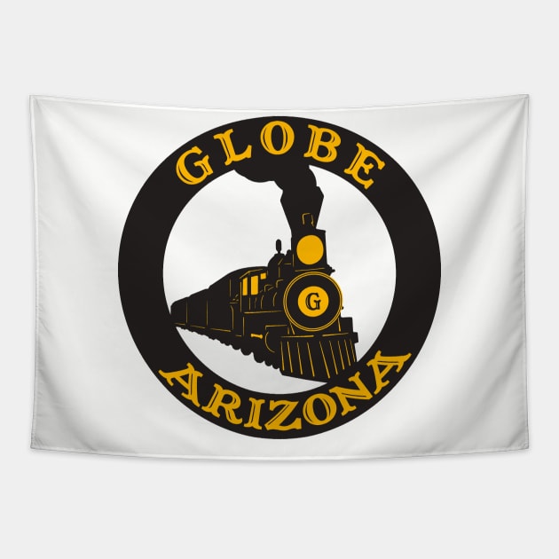 Globe Arizona Tapestry by WeMakeHistory