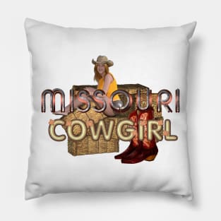 Missouri Cowgirl Pillow