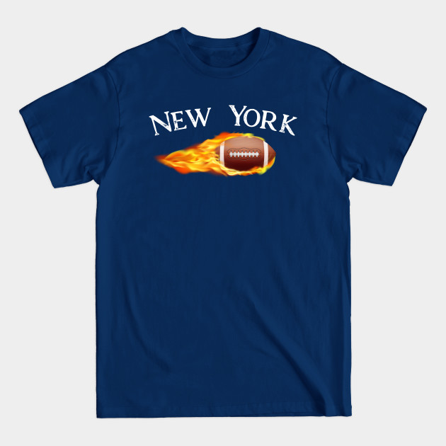 Disover Football New York Ball on Fire Sports - Football - T-Shirt