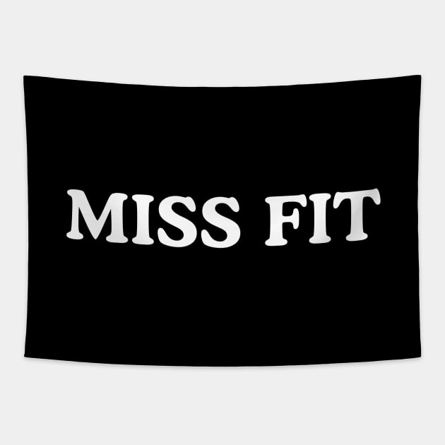 Miss Fit For Women Runners & Fitness Enthusiasts Tapestry by Pine Hill Goods
