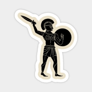 Greek hoplite Magnet