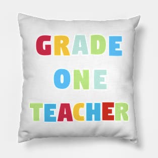 Grade One Teacher Pillow