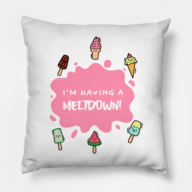 I'm having a meltdown Girls Pillow by marko.vucilovski@gmail.com