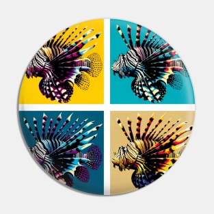 Pop Lionfish - Cool Aquarium Fish Pin