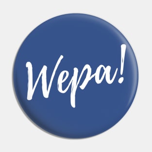 Wepa! | White Print Pin