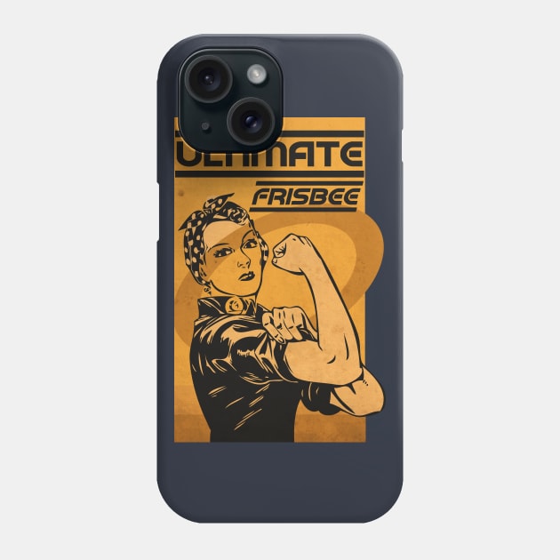 Ultimate Frisbee Power Phone Case by CTShirts