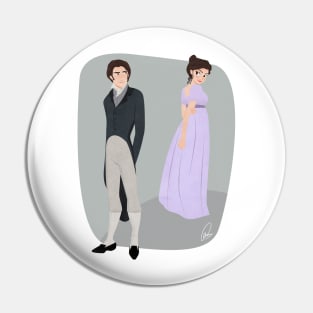 Pride and prejudice | Elizabeth and Darcy Pin