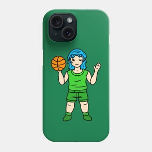 Cute basketball player girl Phone Case