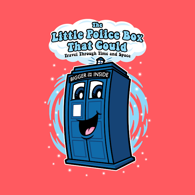 The Little Police Box by mikehandyart