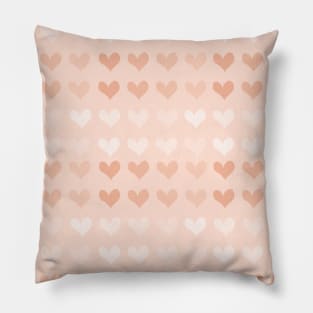 Little Pink Hearts Pillow