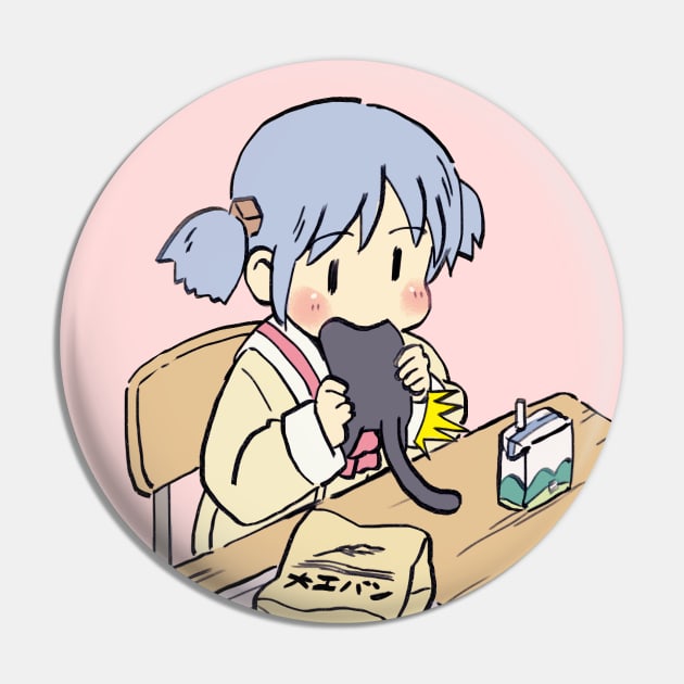 I draw that scene of mio eating sakamoto for lunch / funny nichijou face meme Pin by mudwizard