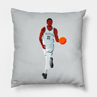 Nic Claxton - Brooklyn Nets Basketball Pillow