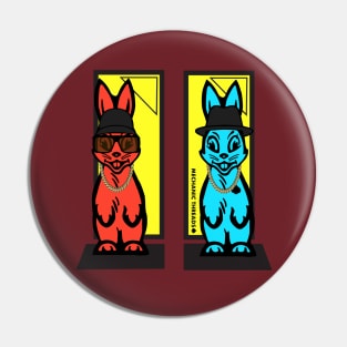 Hippity Hip Hop Rabbits Pin