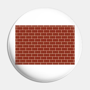 Red Brick Wall Pin