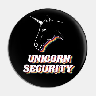 unicorn security funny unicorn bouncer, Pin