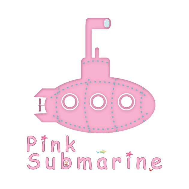 Pink submarine by Gaspar Avila