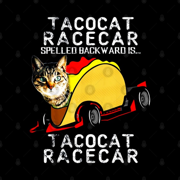 Tacocat Racecar Crazy Mexican Food Fast Car Funny Taco by CovidStore