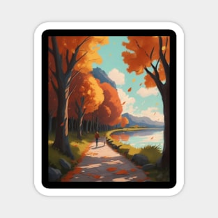 Autumn - Impressionism Morning Magnet