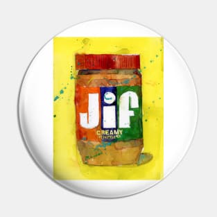 Jif Peanut Butter - Vintage - Kitchen Art Pin