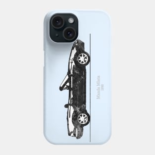 Mazda Miata MX-5 1990 Illustration - pb Phone Case