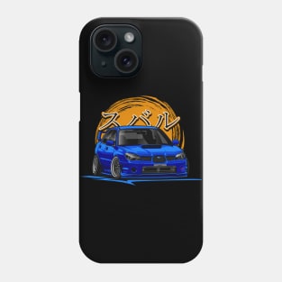 Impreza WRX STi (Blue) Phone Case