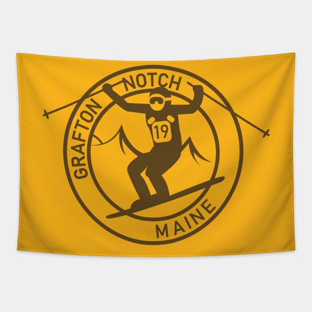 Grafton Notch Maine Tapestry by Gimmickbydesign