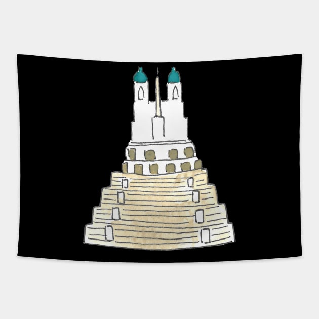 Rome Icons: Spanish Steps Tapestry by buhloop.icons