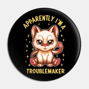 Apparently I'm A Troublemaker Pin