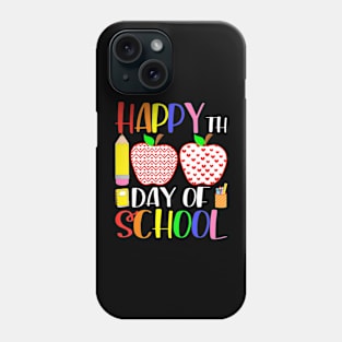 100 Days Of School Teacher And Student Phone Case