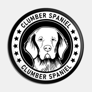 Clumber Spaniel Fan Gift Pin