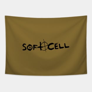 Soft Cell Logo Tapestry