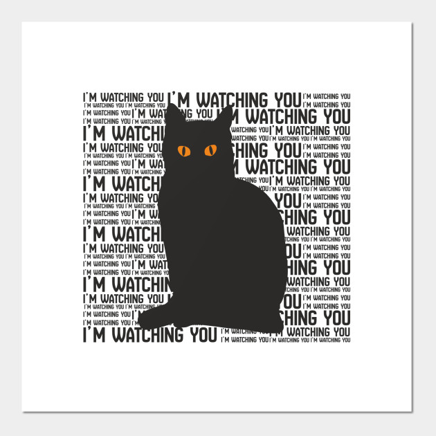 Black Cat Cat Posters And Art Prints Teepublic