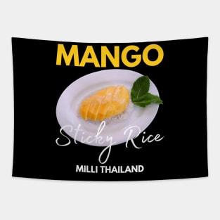 Mango Sticky Rice Milli Thailand Summer Food Lover I Lover Thailand Tapestry