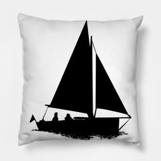 Minimal Boat Design Pillow