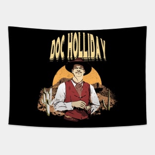 doc holliday Tapestry