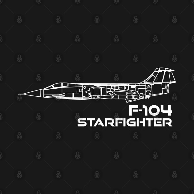 Lockheed F-104 Starfighter by BearCaveDesigns