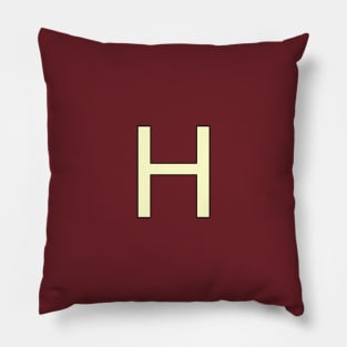 H Is For Huxley! Pillow