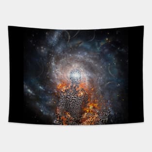 Space meditation Tapestry