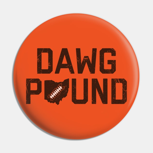 Dawg Pound - Orange Pin by KFig21