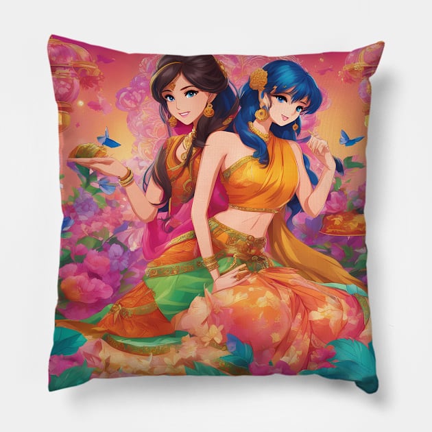 i love anime sister Pillow by animegirlnft