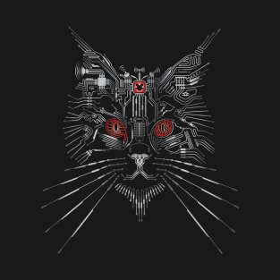 Cyber Hacker Cat T-Shirt