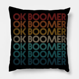 Ok Boomer Vintage Pillow