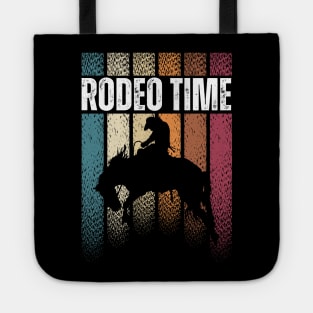 Rodeo Time Western Cowboy Tote