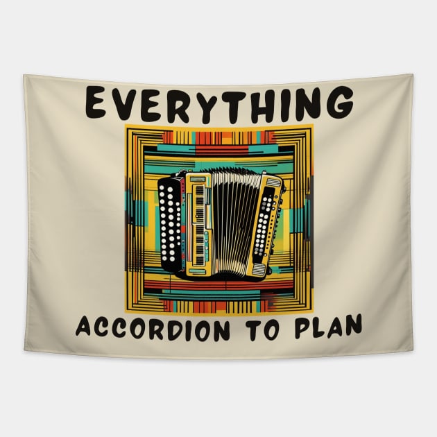 Everything accordion to plan Tapestry by IOANNISSKEVAS