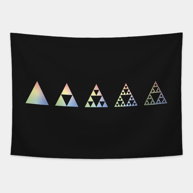 Sierpinski Triangle Tapestry by ScienceCorner