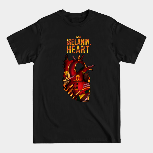 Disover Melanin Heart - Melanin - T-Shirt