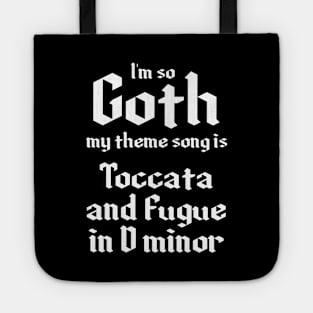 I'm So Goth Tote